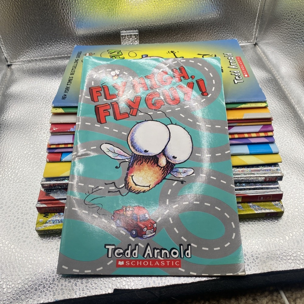 Fly Guy Book Lot Of 14 Tedd Arnold Scholastic Kids Early Readers Mixed Set